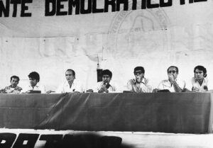 Dirigentes del Frente Democrático Revolucionario FDR, asesinados.